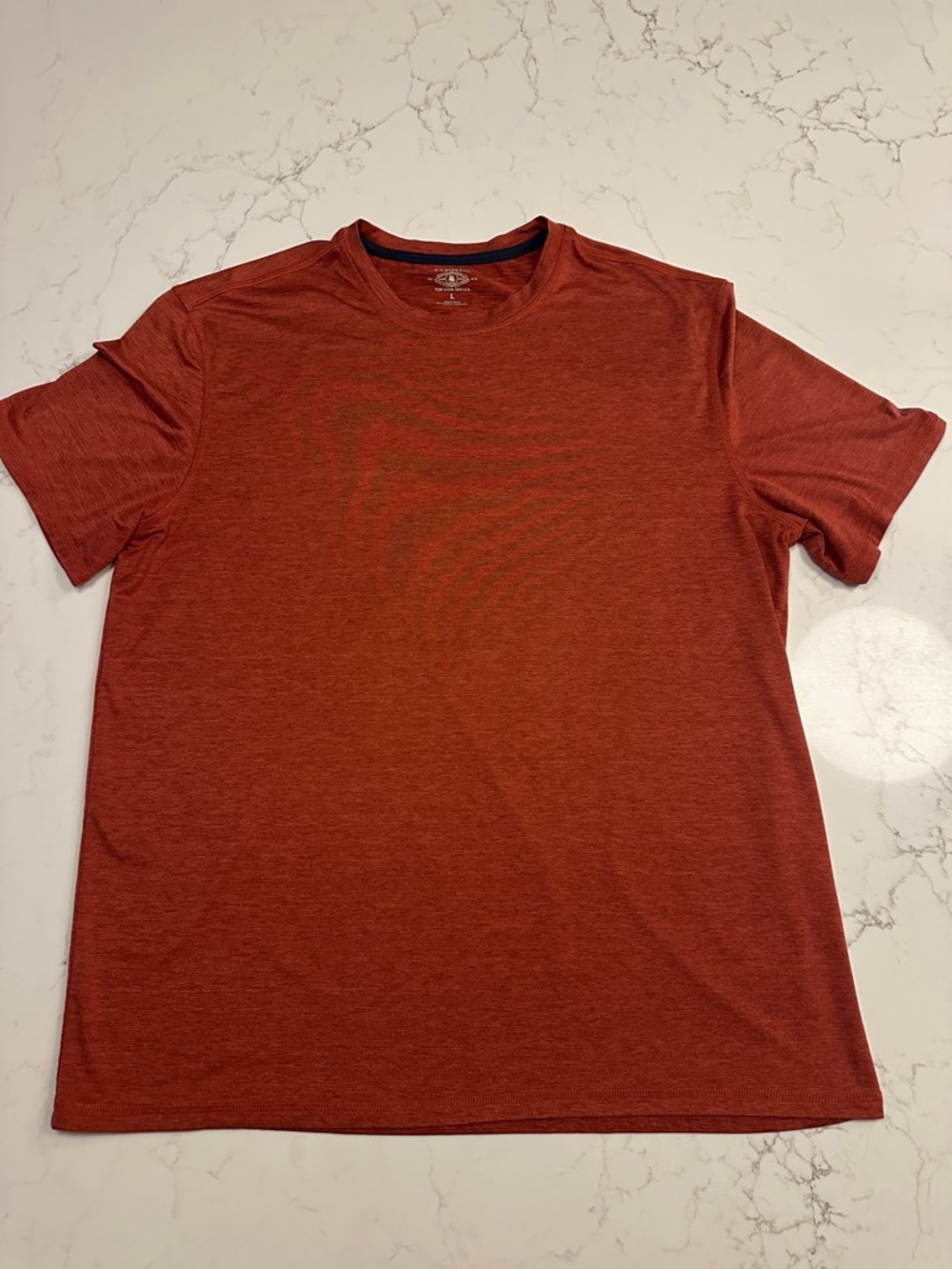 Men's Rust G.H. Bass & Co. Crew Neck Short Sleeve Shirt